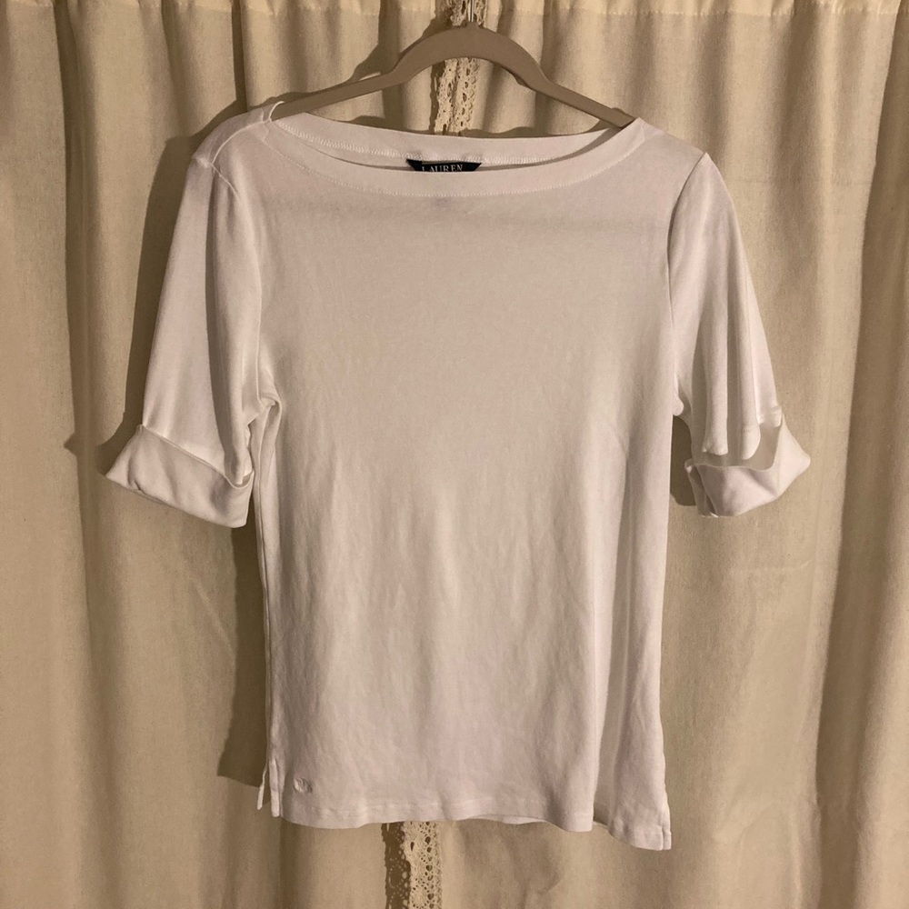 White Lauren Ralph Lauren cotton shirt